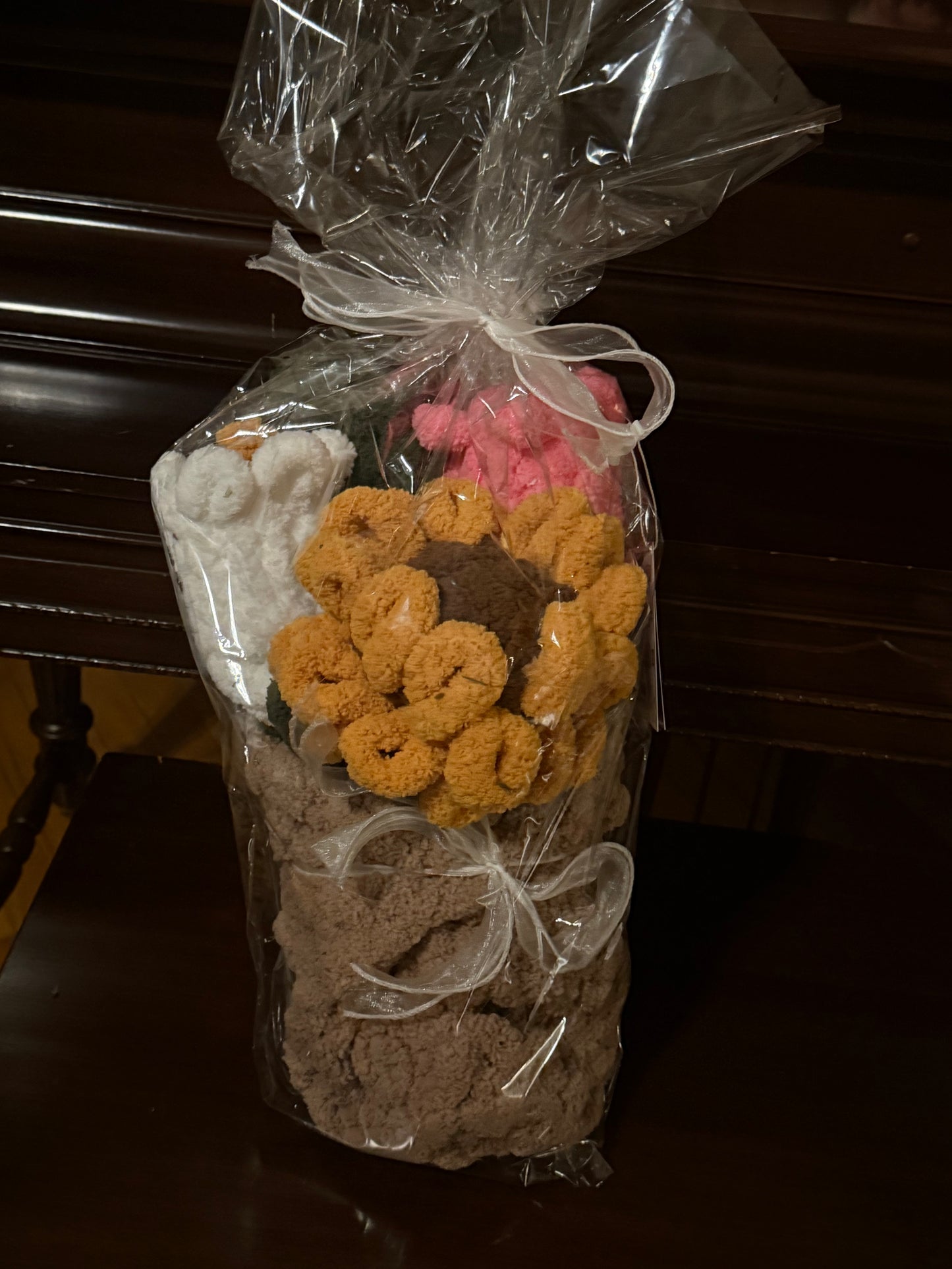 Chunky Knit Forever Flower Bouquet