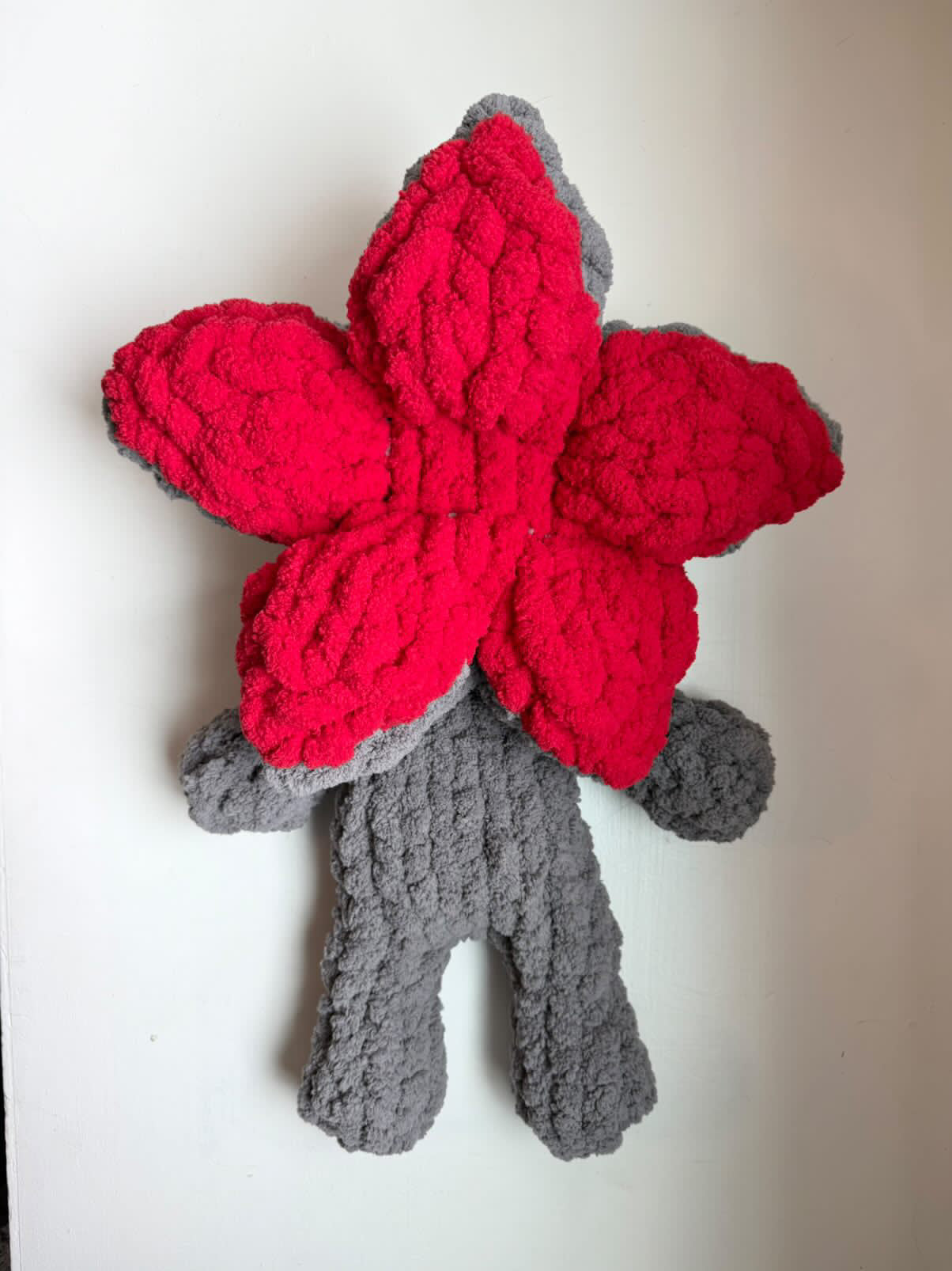 Chunky Knit Demogorgon Tutorial with Written Instructions