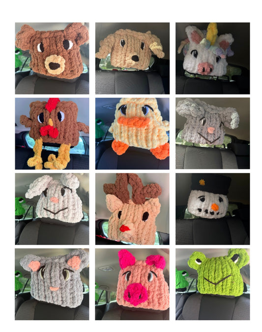 Animal Headrest Tutorials