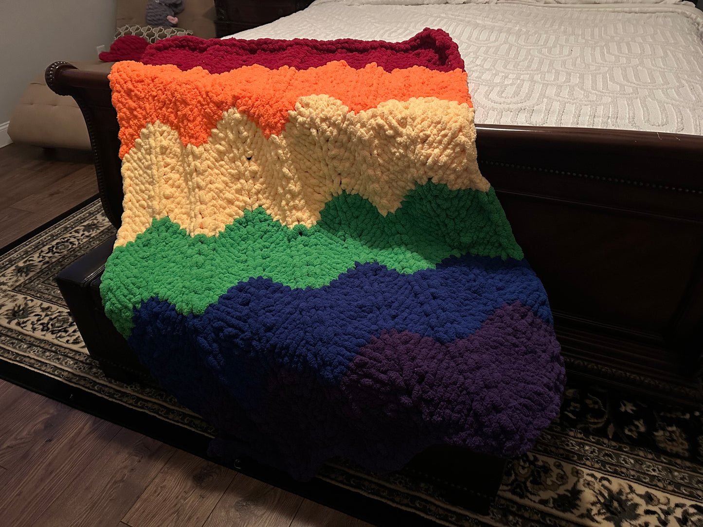 Pride Rainbow LGBTQ Gay Throw Blanket