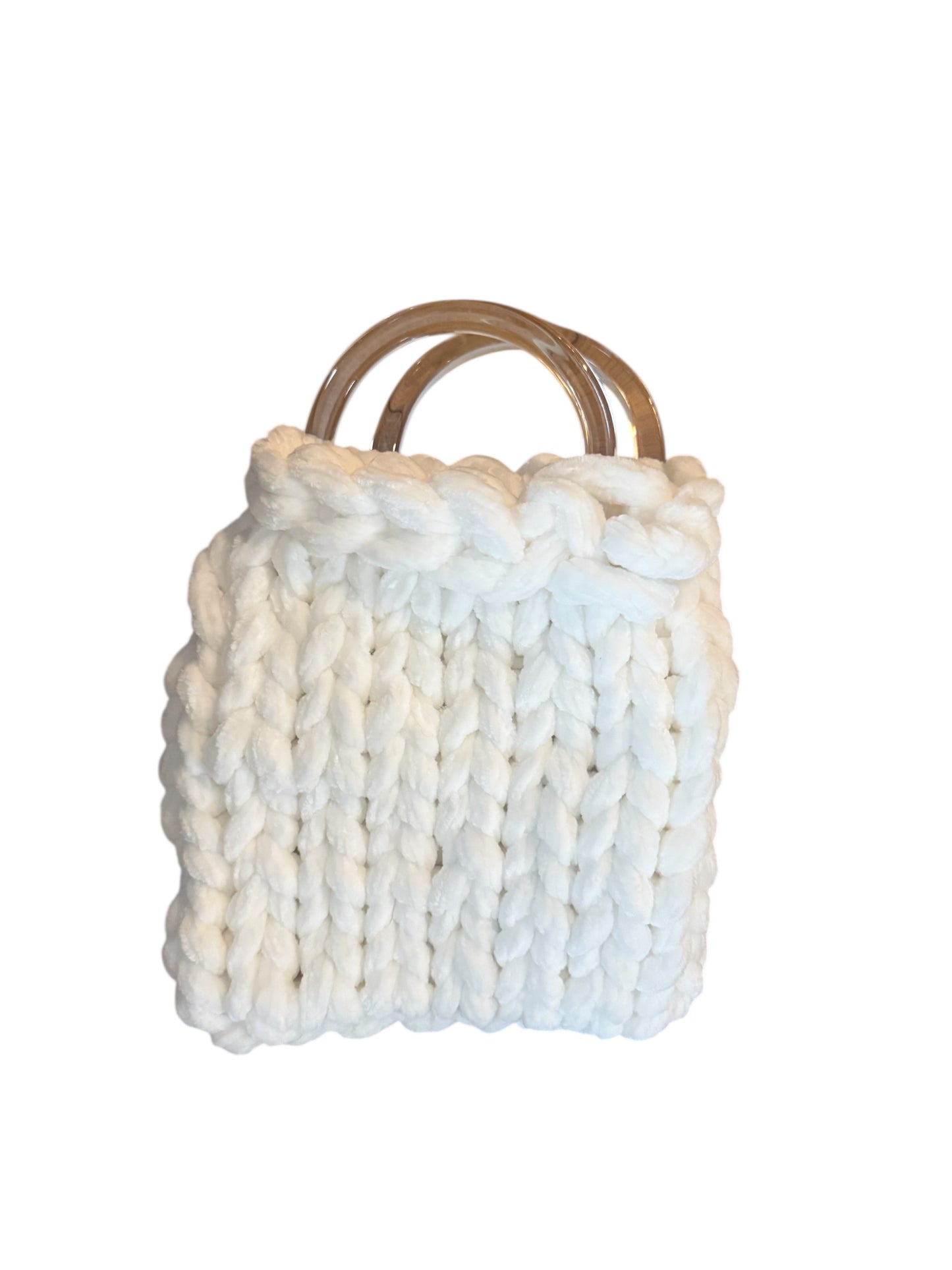 Braided Velveteen Purse