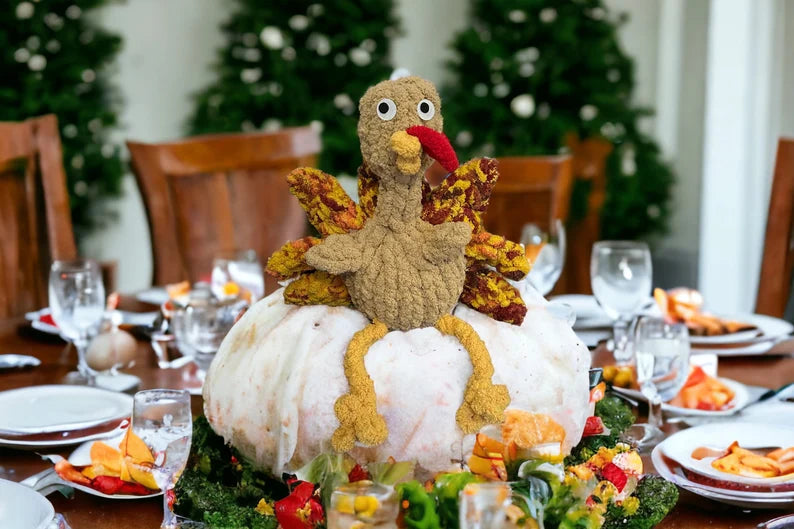 Thanksgiving Turkey Stuffed Animal Plushie