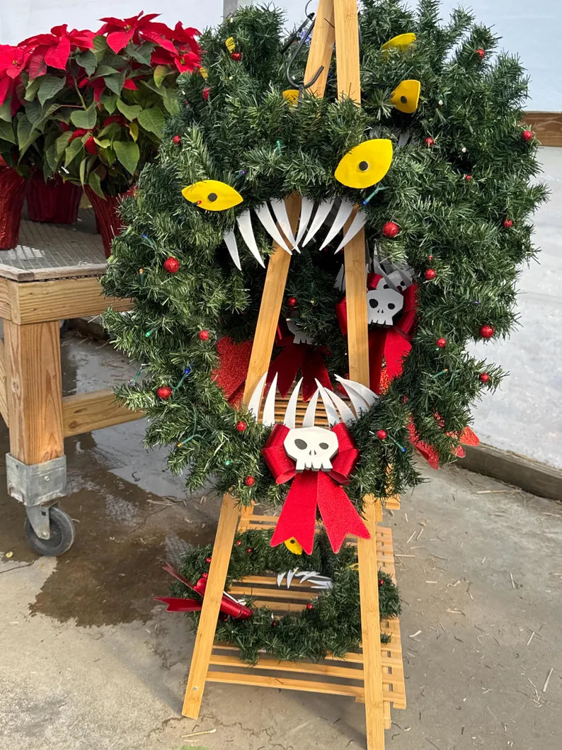 Nightmare Before Christmas Man Eating Wreath